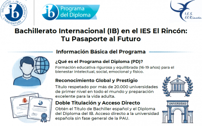 Convocatoria de Reunión Informativa sobre el Programa de Diploma del Bachillerato Internacional (online)