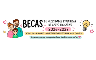 Curso 26/27: becas de necesidades específicas de apoyo educativo